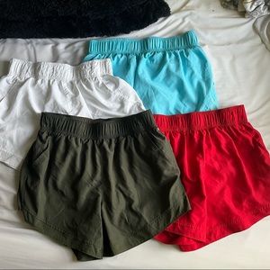 GUC 4 pairs Athletic Works shorts size small